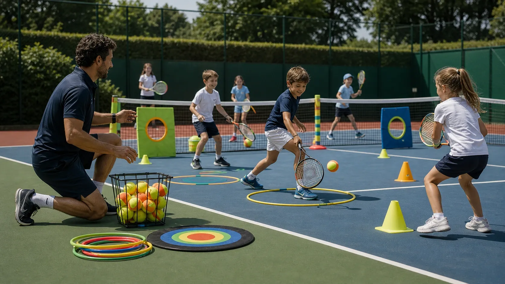 🎁 GESCHENK 2: 50 technische Spiele für das Kindertennis