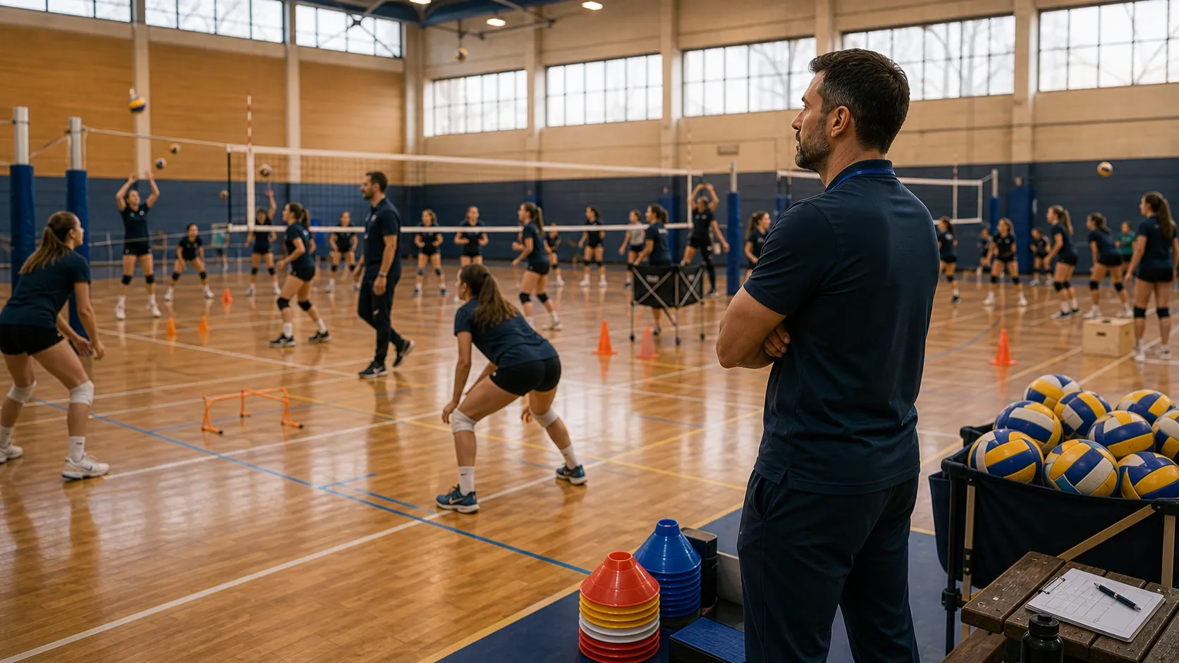 Eine Volleyballschule aufbauen